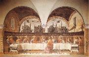 GHIRLANDAIO, Domenico Last Supper oil on canvas